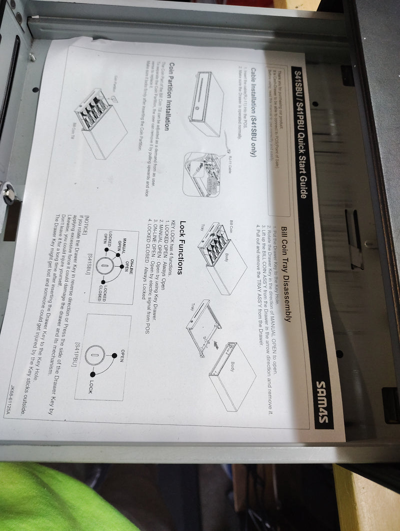 Load image into Gallery viewer, SAM4S S41SBU/S41PBU cash holder
