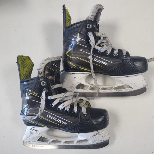 Used Bauer Elite Supreme Hockey Skates - Size Junior 3.5