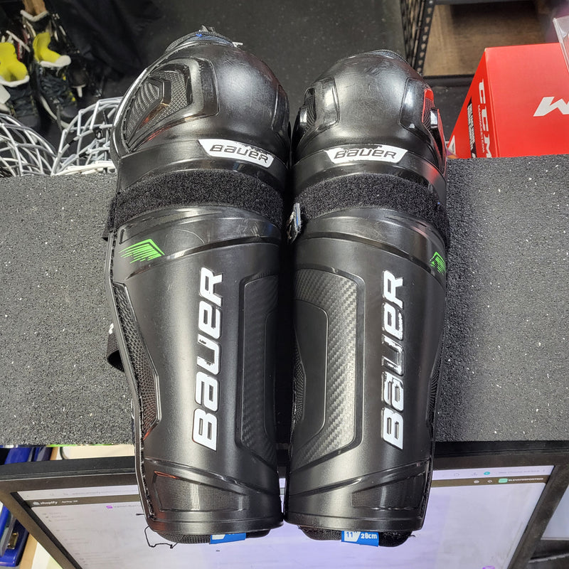 Load image into Gallery viewer, Used Bauer X Shin Guards 11" 28cm
