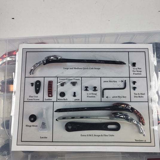 Ski Boot Straping and Binding Spare Parts