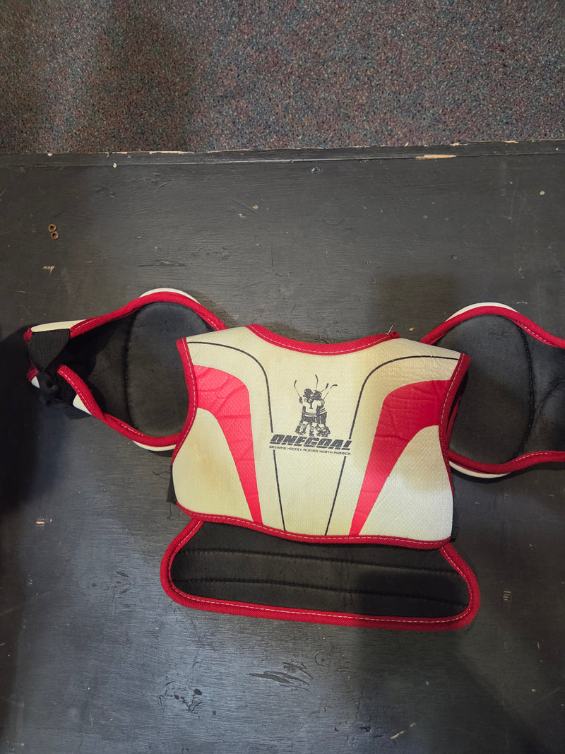Load image into Gallery viewer, Used OneGoal Shoulder Pads Youth Large
