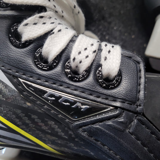 Used CCM Ultra Tracks Youth Hockey Skates Size 8 D