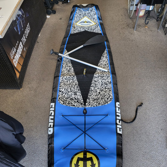 Used Fisher Boards Paddle Board W/Backpack
