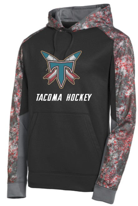 Load image into Gallery viewer, Tacoma Rockets Fleece Pullover Hooded Sweatshirt
