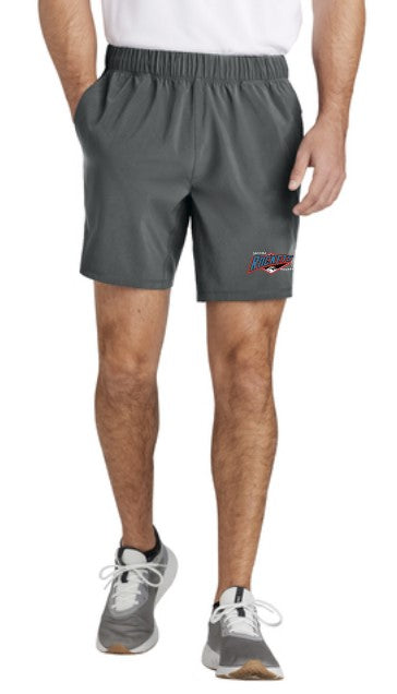 Tacoma Rockets Adult Repeat 7 Inch Shorts (Mandatory - Black)