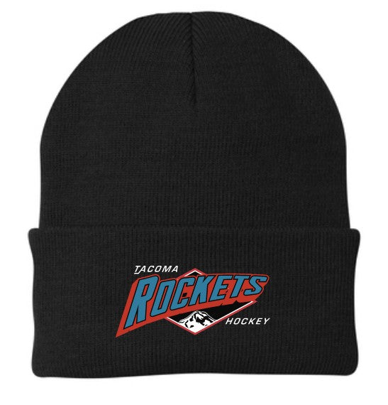 Load image into Gallery viewer, Tacoma Rockets Solid Knit Beanie
