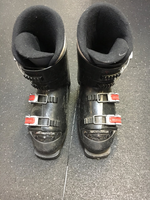 Load image into Gallery viewer, Nordica Black Size 24.5 Used Grand Prix TJ Downhill Ski Boots

