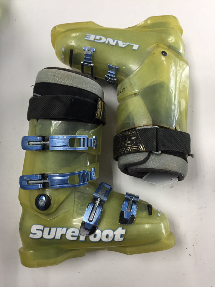 Load image into Gallery viewer, Lange Surefoot Green Size 292mm Used Downhill Ski Boots
