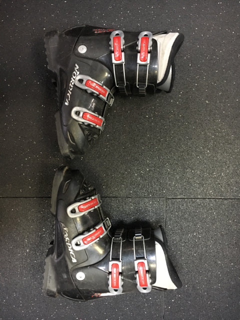Load image into Gallery viewer, Nordica Black Size 24.5 Used Grand Prix TJ Downhill Ski Boots
