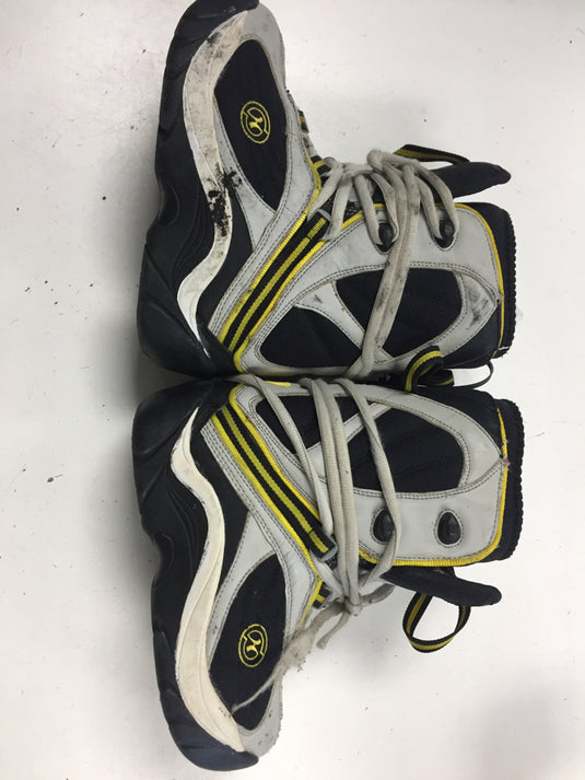 Heelside White Size Specific 3 Used Snowboard Boots