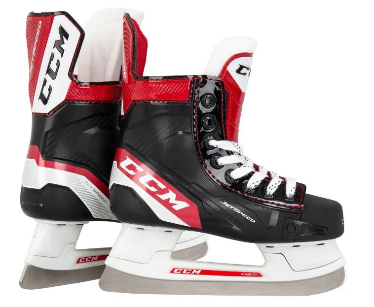 Load image into Gallery viewer, CCM Jetspeed Youth Size 7 Regular Ice Hockey Skates
