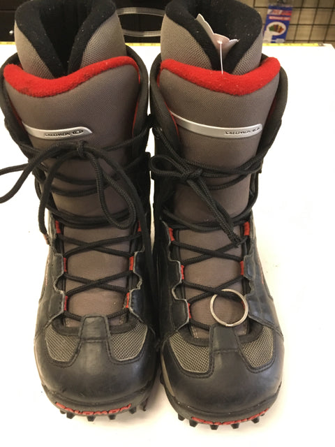 Salomon Talapus grey/black Mens Size Specific 4.5 Used Snowboard Boots