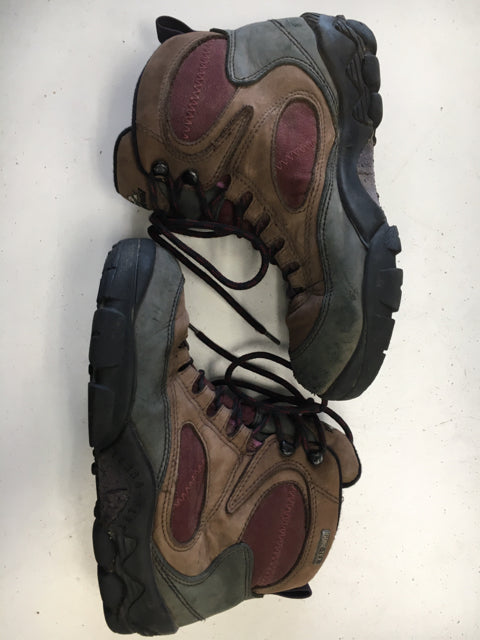 Load image into Gallery viewer, Montrail Terra-Flex Brown 7.5 Womens Used Hiking Boots
