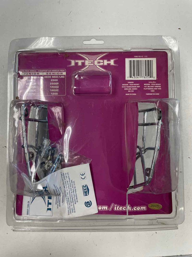 Load image into Gallery viewer, Itech Silver JR Size Specific Small New Cage/Visor
