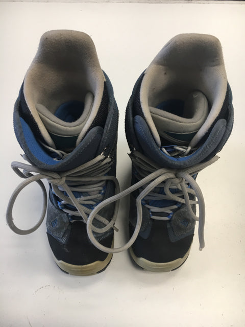 Load image into Gallery viewer, Used Burton Ruler Blue/Grey Womens Size 6.5 Snowboard Boots
