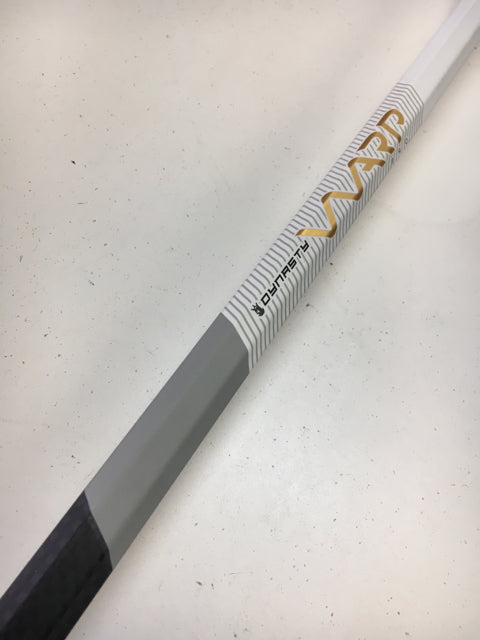 Load image into Gallery viewer, Brine Dynasty Warp Pro White/Yellow 42" Attack New Women's Lacrosse Stick
