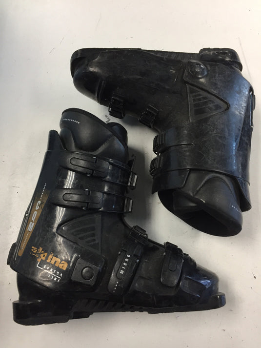 Alpina Black Size 304 mm Used Downhill Ski Boots