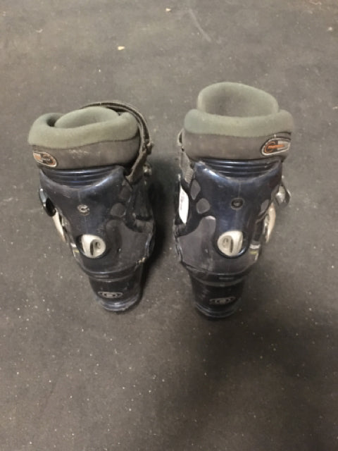 Load image into Gallery viewer, Salomon Evolution Navy Blue Used Downhill Ski Boots
