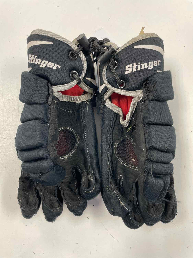 Load image into Gallery viewer, STX Stinger Black/Orange Size 12" Used Lacrosse Gloves
