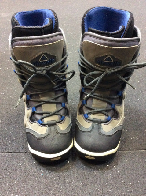 Load image into Gallery viewer, Airwalk Grey Size Specific 5 Used Snowboard Boots
