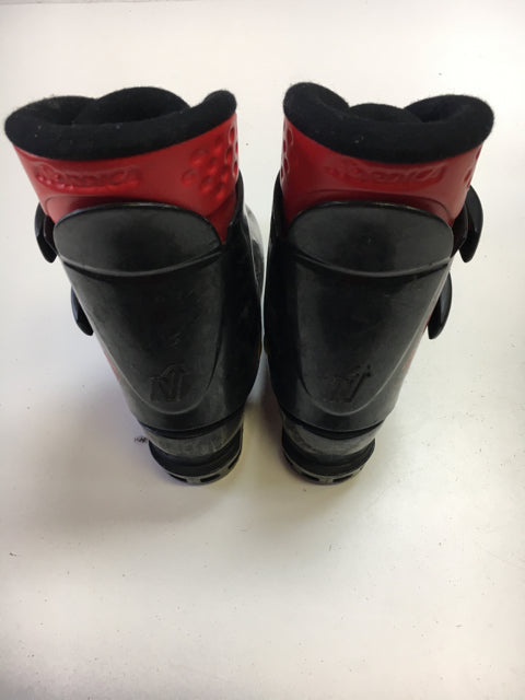 Used Nordica 173 Black/Red/Yellow Size 24.0 Downhill Ski Boots