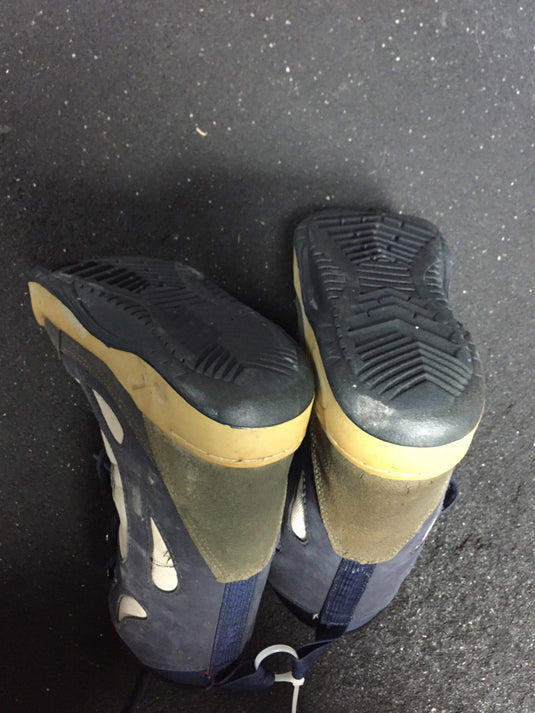 Used Vision Gravity Blue/Grey JR Size 4 Snowboard Boots