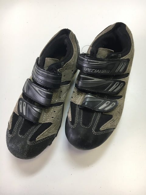 Load image into Gallery viewer, Used Specialized Beige/Black Sr 6 Biking Shoes
