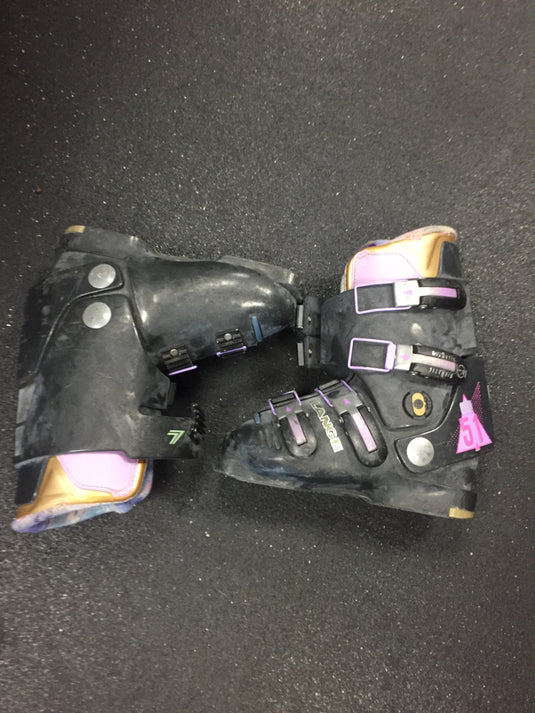 Used Lange TGL Mondo Size 23.5 Ski Boots