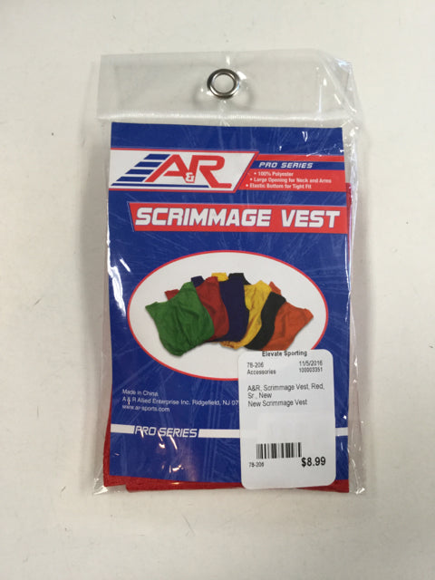 Load image into Gallery viewer, A&amp;R Scrimmage Red Vest Practice Pinnies

