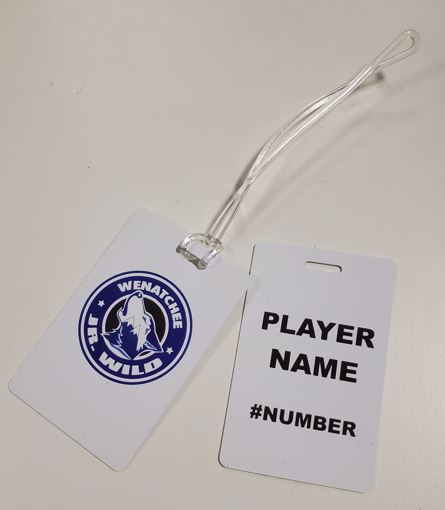 Wenatchee Jr Wild Personalized Luggage Tag