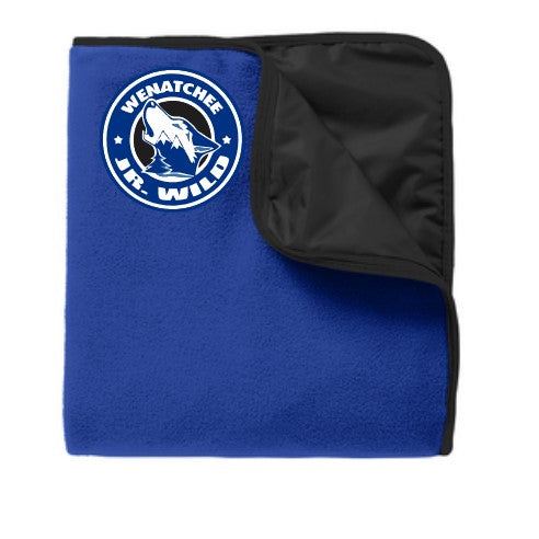Load image into Gallery viewer, Wenatchee Jr Wild Travel Fleece/Poly Blanket
