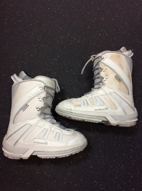 Load image into Gallery viewer, Northwave Freedom Grey Mens Size Specific 6 Used Snowboard Boots

