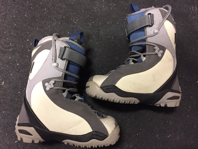 Load image into Gallery viewer, Used Salomon IVY grey/blue Womens 4.5 Snowboard Boots
