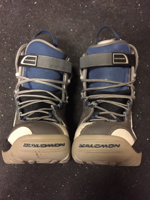 Load image into Gallery viewer, Used Salomon IVY grey/blue Womens 4.5 Snowboard Boots

