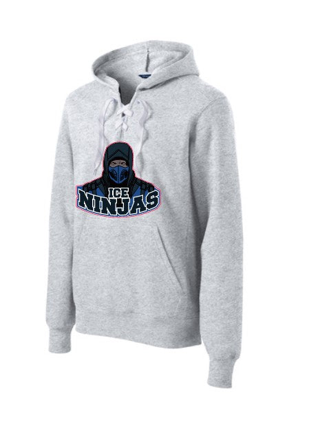 Load image into Gallery viewer, Ice Ninjas RHL Hockey Lace Hoodie
