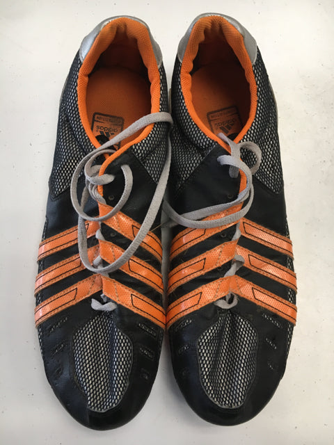 Load image into Gallery viewer, Adidas Competition Black/Orange Used Track Shoes

