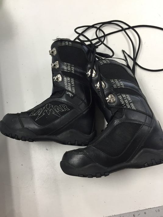 lamar Black Boys Size Specific 5 Used Snowboard Boots