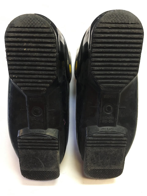 Load image into Gallery viewer, Used Nordica 173 Black/Red/Yellow Size 24.0 Downhill Ski Boots
