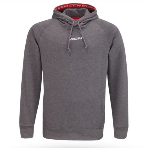 CCM Heathered Grey Team Pullover Hoodie