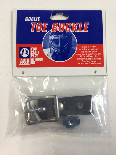 Load image into Gallery viewer, A&amp;R Toe Buckle Black Size 1" New Goalie Accessories
