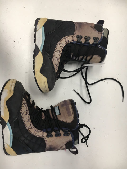 Load image into Gallery viewer, Ride Nova Grey Womens Size 5 Used Snowboard Boots
