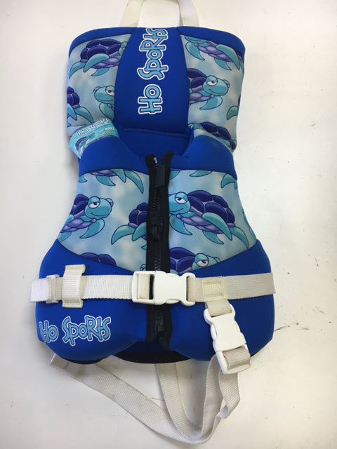 Load image into Gallery viewer, Used HO Sports Blue Turtles Infant Life Vest
