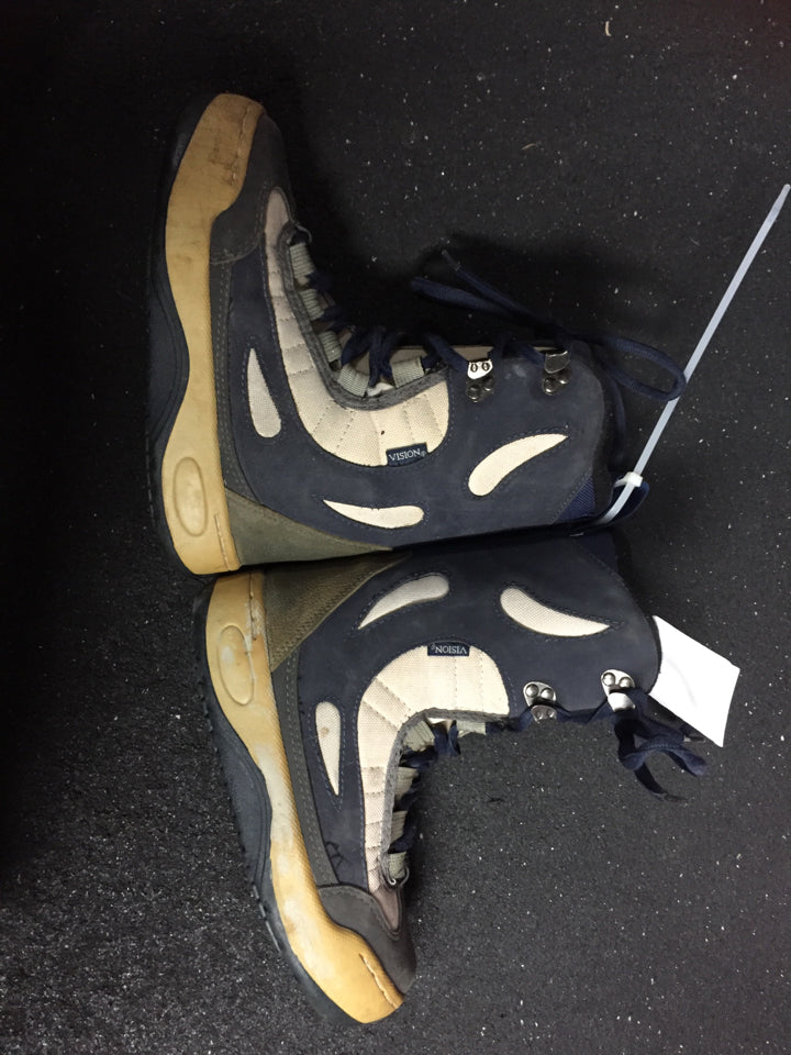 Load image into Gallery viewer, Used Vision Gravity Blue/Grey JR Size 4 Snowboard Boots
