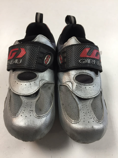 Load image into Gallery viewer, Louis Garneau Ergo Air Grey Mens 7 Used Biking Shoes
