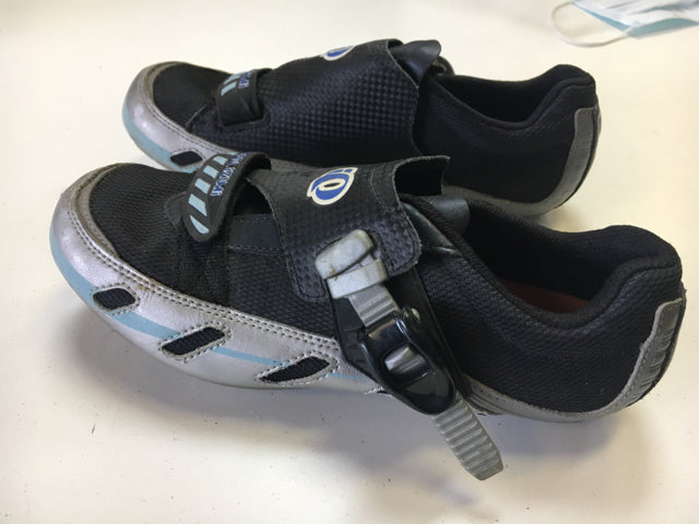 Load image into Gallery viewer, Used Pearl Izumi Black/BlueWomen's MTB Biking Shoes 41
