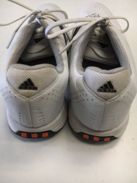 Load image into Gallery viewer, Adidas AdiWear White/Black Womens Size 8 Used Golf Shoes
