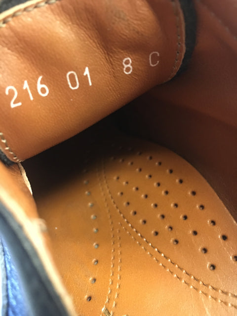 Load image into Gallery viewer, Salvatore Ferragamo Black/White Mens Size Specific 8 Used Golf Shoes
