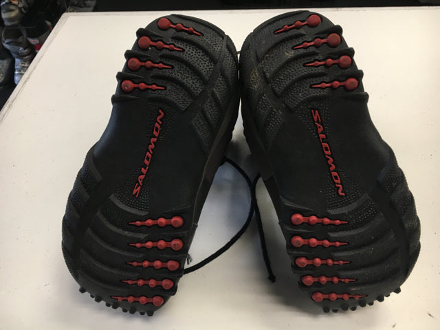 Load image into Gallery viewer, Salomon Talapus grey/black Mens Size Specific 4.5 Used Snowboard Boots
