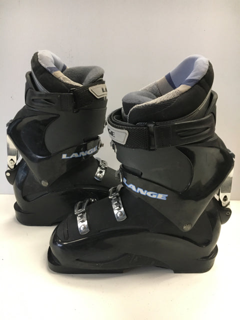 Load image into Gallery viewer, Lange V 8.0 Black Size 278mm Used Women's Downhill Ski Boots
