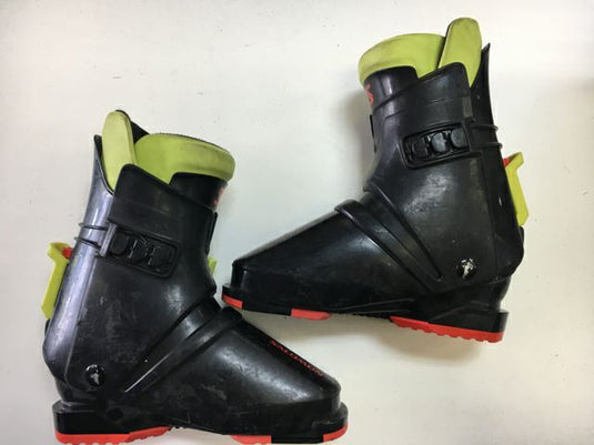 Used Salomon Team Black/Yellow/Red Size 24.5 Downhill Ski Boots